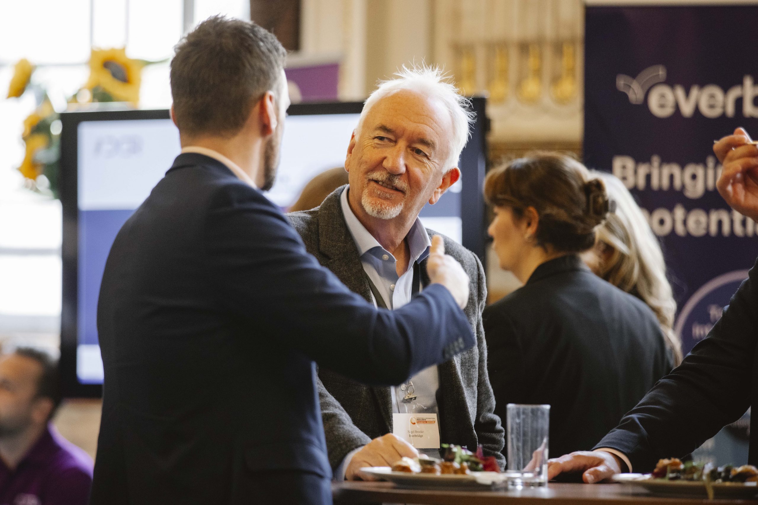 Conference delegate discussion